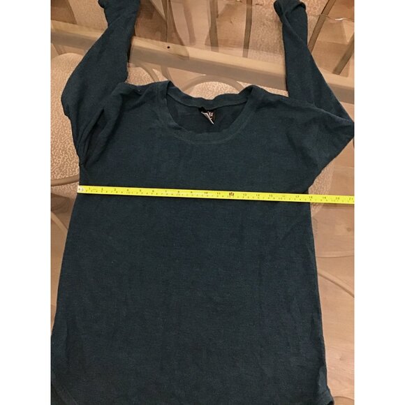 FELINA WOMENS GREEN LONG SLEEVE CREW NECK SOFT PAJAMA TOP SIZE MEDIUM - Picture 5 of 6